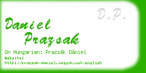 daniel prazsak business card